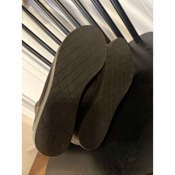 Donald Pliner brown suede Victori wedge tall boots size 7.5 - Picture 6 of 7
